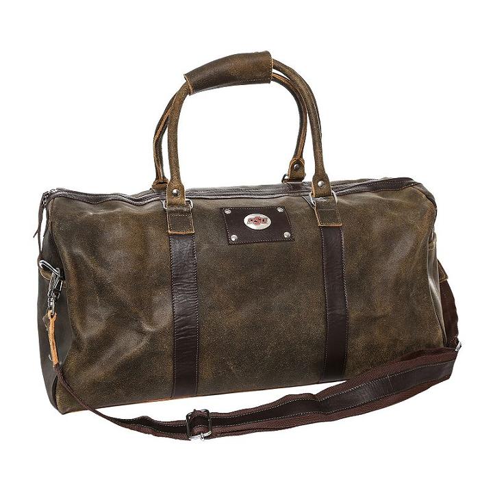 Oklahoma State Cowboys Premium Weekender Duffle Bag, Adult Unisex, Brown