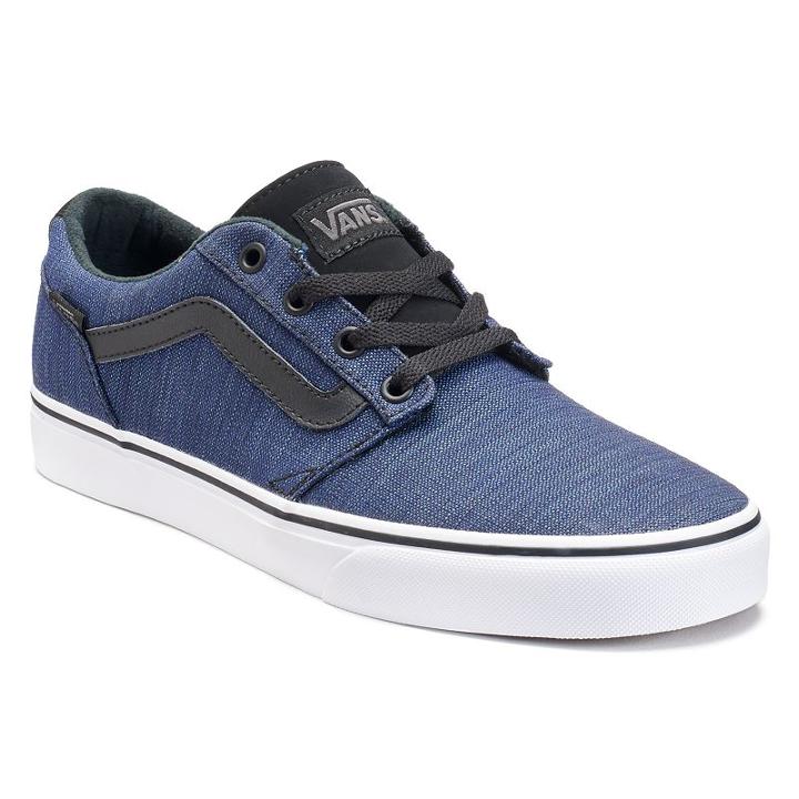 Vans Chapman Stripe Men's Skate Shoes, Size: Medium (11.5), Blue (navy)