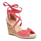 Apt. 9&reg; Cheery Women's Wedge Sandals, Size: 8, Orange Oth