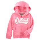 Girls 4-12 Oshkosh B'gosh&reg; Logo Zipper Hoodie, Size: 10, Pink