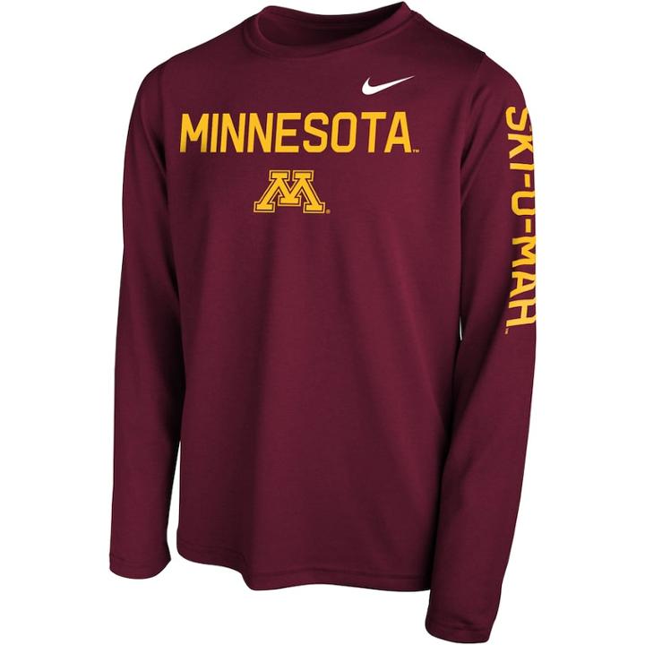Boys 8-20 Nike Minnesota Golden Gophers Legend Core Tee, Size: M 10-12, Red