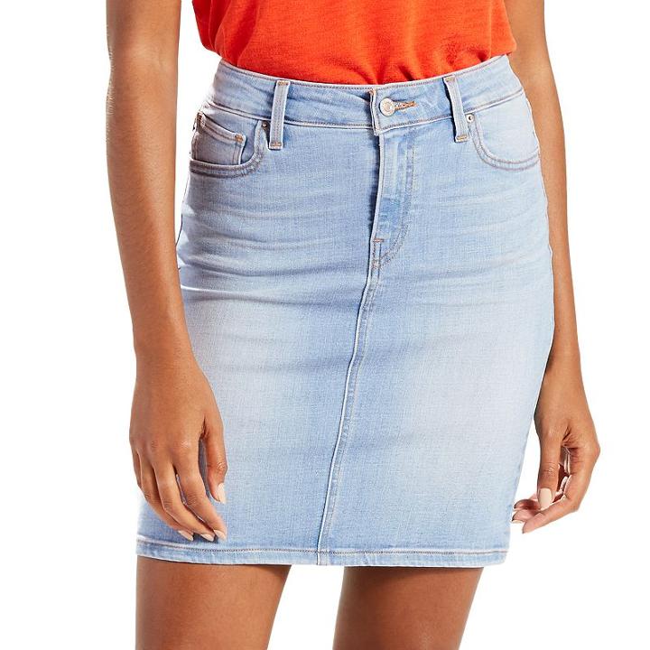 Women's Levi's Jean Skirt, Size: 10/30, Light Blue
