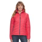 Women's Columbia Oyanta Trail Thermal Coil&reg; Puffer Jacket, Size: Small, Light Red