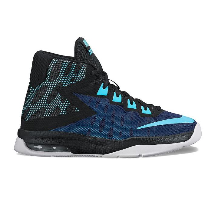 Nike Devosion Grade School Boys' Basketball Shoes, Boy's, Size: 4, Dark Blue