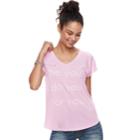 Juniors' Be You. Do You. For You. Tee, Teens, Size: Small, Lt Purple