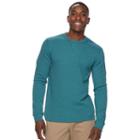 Men's Sonoma Goods For Life&trade; Classic-fit Soft-touch Stretch Thermal Crewneck Tee, Size: Xl, Dark Blue