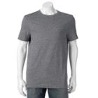 Men's Sonoma Goods For Life&trade; Heathered Everyday Tee, Size: Large, Dark Grey