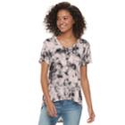 Juniors' Grayson Threads Relaxed V-neck Tee, Teens, Size: Small, Light Pink