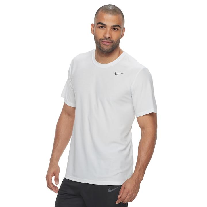 Men's Nike Breathe Tee, Size: Medium, White