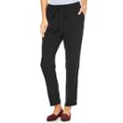 Women's Apt. 9&reg; Pleated Soft Pants, Size: Medium, Black