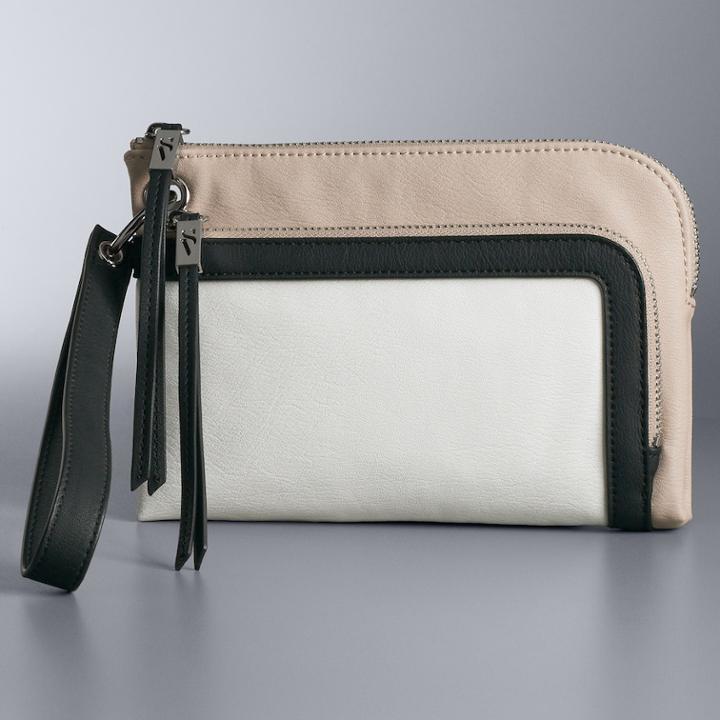 Simply Vera Vera Wang Pierce Wristlet, Women's, Lt Brown
