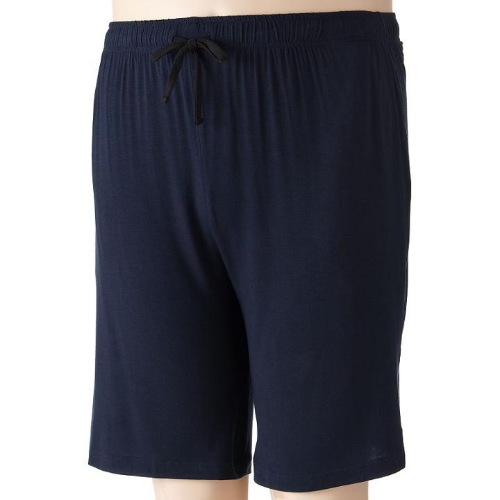 Big & Tall Residence Modal Lounge Shorts, Men's, Size: Xlt, Blue