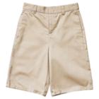 Boys 4-20 French Toast School Uniform Flat-front Adjustable-waist Shorts, Boy's, Size: 7, Beig/green (beig/khaki)