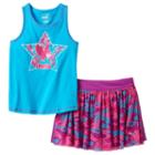 Toddler Girl Puma Raceback Tank & Mesh Skort Set, Size: 4t, Blue Other