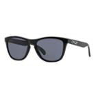 Oakley Frogskins Oo9013 55mm Square Sunglasses, Adult Unisex, Black
