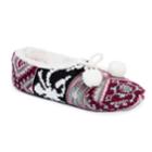Women's Muk Luks Knit Ballet Slippers, Size: S-m, Red