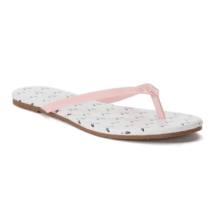 Lc Lauren Conrad Pixii Women's Flip Flops, Size: 7, White