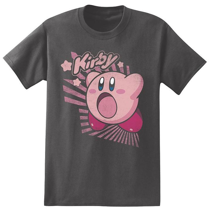 Big & Tall Kirby Warp Star Tee, Men's, Size: 4xb, Black