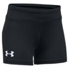 Girls 7-16 Under Armour Solid Shorty Shorts, Girl's, Size: Xl, Black, Comfort Wear