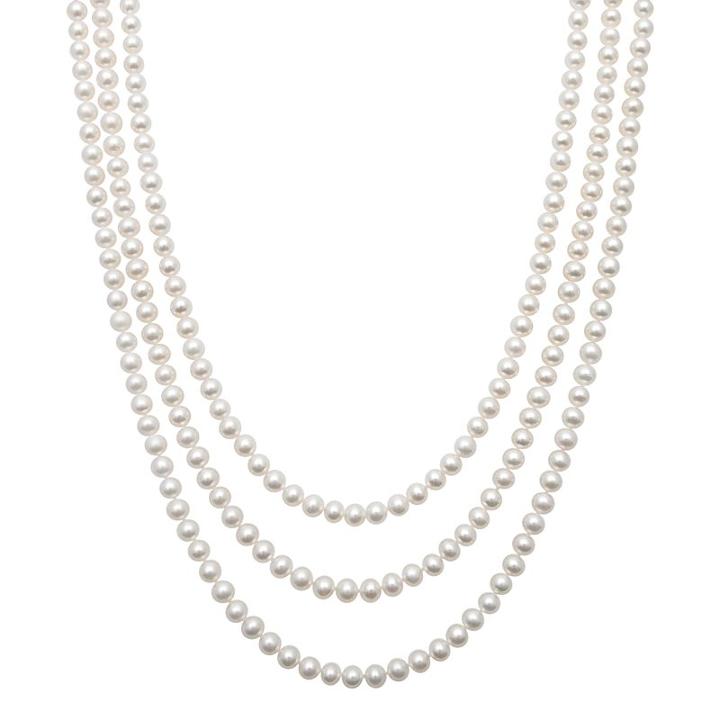 Freshwater Cultured Pearl Long Necklace, Women's, White
