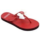 Women's College Edition Indiana Hoosiers Bow Flip-flops, Size: Small, Dark Red
