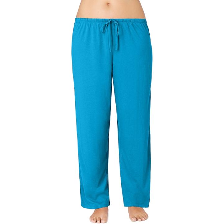 Plus Size Jockey Pajamas: Modern Cotton Pajama Pants, Women's, Size: 3xl, Green