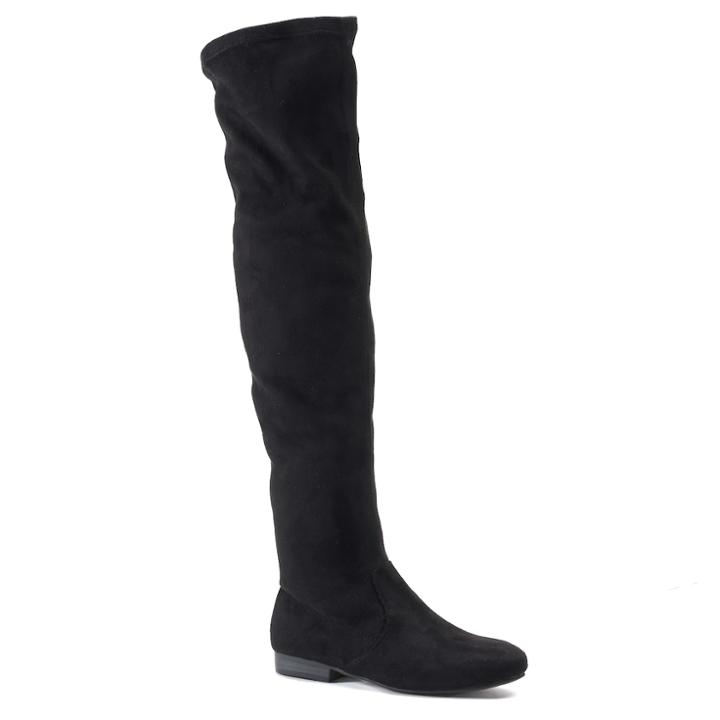 Lc Lauren Conrad Chives Women's Over-the-knee Boots, Size: Medium (6), Black