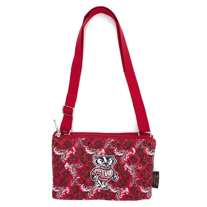 Wisconsin Badgers Bloom Crossbody Bag, Women's, Multicolor