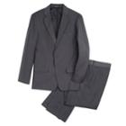 Boys 8-18 Van Heusen Striped 2-piece Suit Set, Size: 16, Grey