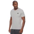 Big & Tall Adidas Essential Climalite Tech Tee, Men's, Size: 4xl Tall, Med Grey