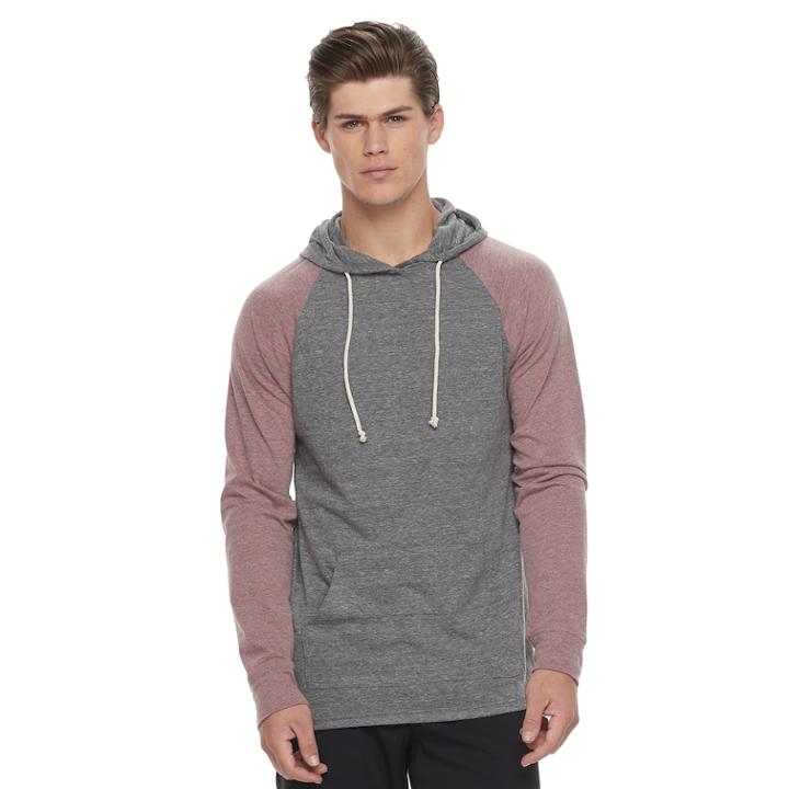 Men's Urban Pipeline Raglan Hoodie, Size: Small, Red