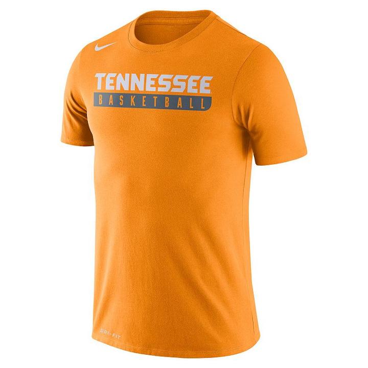 Men's Nike Tennessee Volunteers Basketball Practice Dri-fit Tee, Size: Xl, Orange