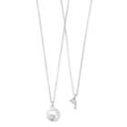 Lc Lauren Conrad Punch Out Dolphin Pendant Necklace, Women's, Silver