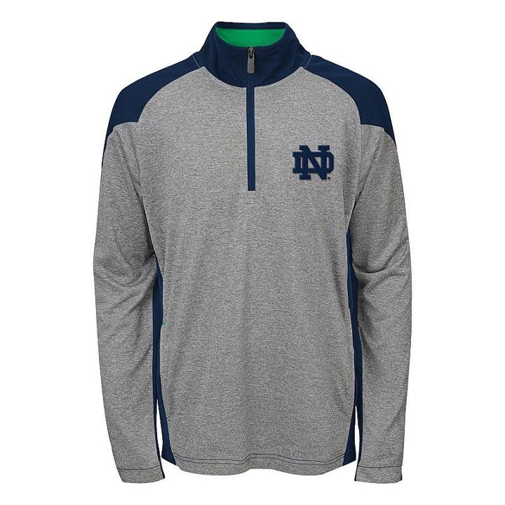 Boys 8-20 Notre Dame Fighting Irish Dna Pullover, Boy's, Size: S(8), Blue (navy)
