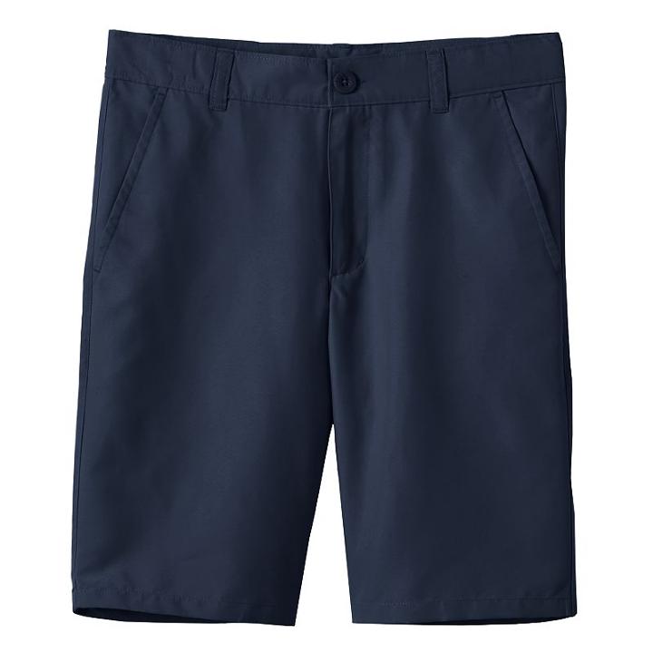 Boys 8-20 Chaps School Uniform Performance Shorts, Boy's, Size: 10, Blue (navy)