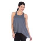 Women's Avalanche Flow Sharkbite Hem Racerback Tank, Size: Small, Silver