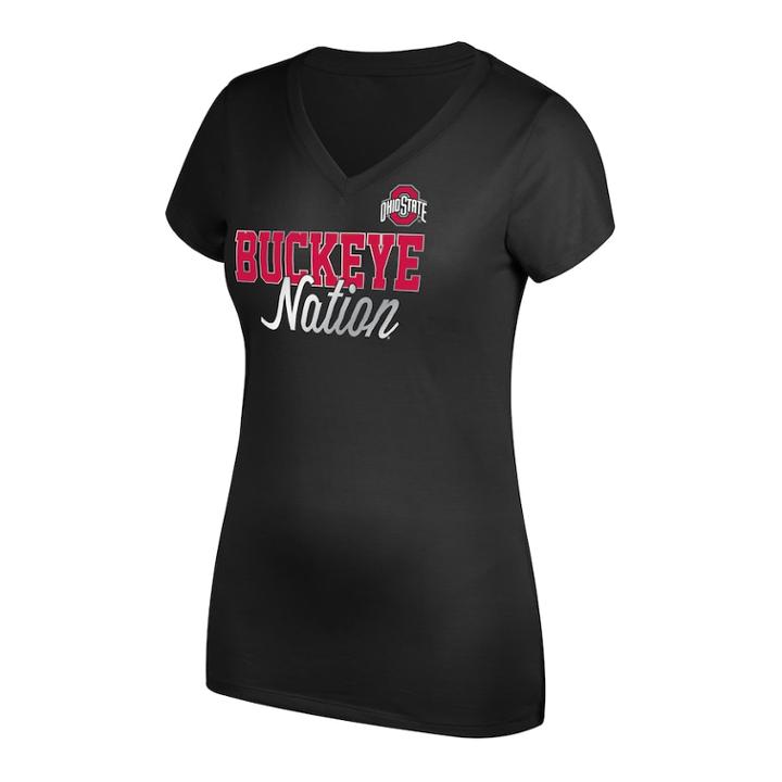 Women's Ohio State Buckeyes Grand Slam Tee, Size: Xxl, Black