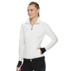 Women's Fila Sport&reg; Mesh Piecing Thumb Hole Jacket, Size: Xs, White