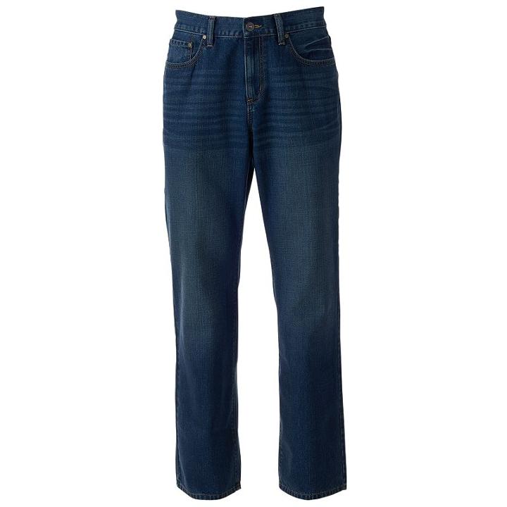 Men's Apt. 9&reg; Relaxed-fit Jeans, Size: 40x30, Blue
