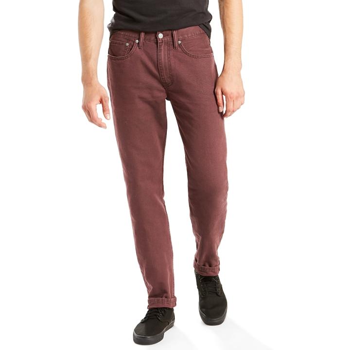 Men's Levi's&reg; 514&trade; Straight Padox Canvas Pants, Size: 40x32, Red