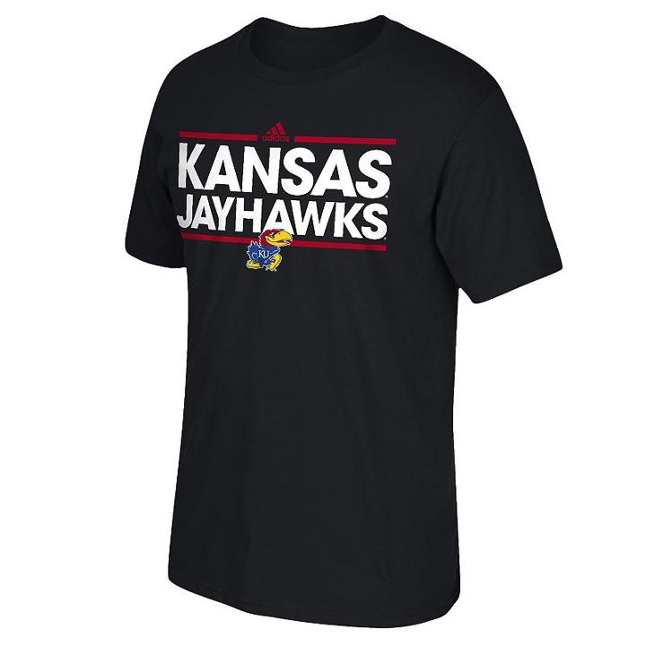 Men's Adidas Kansas Jayhawks Dassler Tee, Size: Medium, Blue