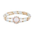 Lc Lauren Conrad Pastel Beaded Double Strand Stretch Bracelet, Women's, Multicolor