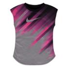 Girls 4-6x Nike Dri-fit Curved Sublimated Pattern Tee, Girl's, Size: 6x, Oxford