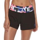 Women's Fila Sport&reg; Printed Running Shorts, Size: Xs, Black