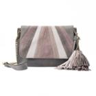 Sonoma Goods For Life&trade; Sofie Tassel Crossbody Bag, Women's, Grey