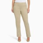 Plus Size Gloria Vanderbilt Avery High-rise Pull-on Jeans, Women's, Size: 20w T/l, Beig/green (beig/khaki)