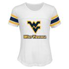 Girls 7-16 West Virginia Mountaineers Team Pride Burnout Tee, Size: S 7-8, White