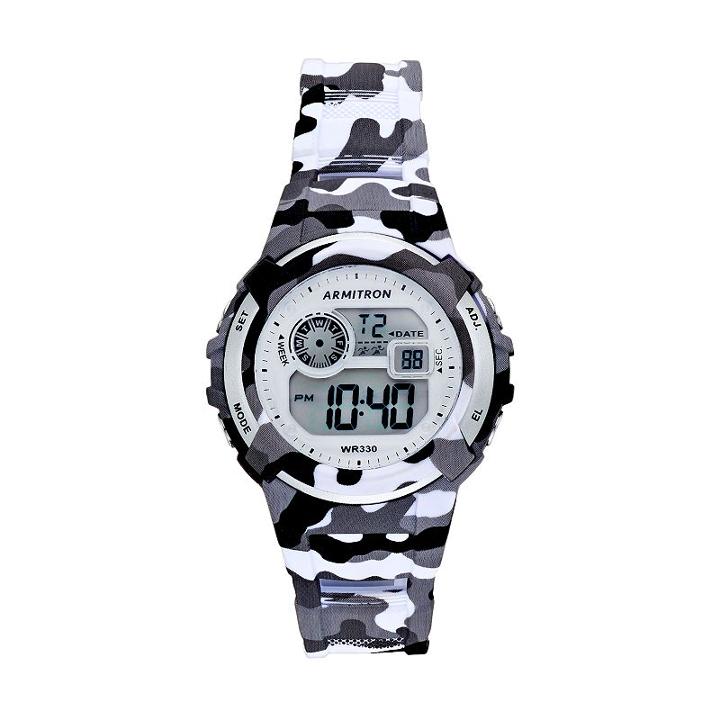 Armitron Women's Camouflage Sport Digital Chronograph Watch, Size: Small, Grey