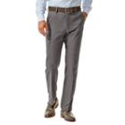 Men's Haggar&reg; Straight-fit Performance Flex-waist Pants, Size: 38x34, Grey