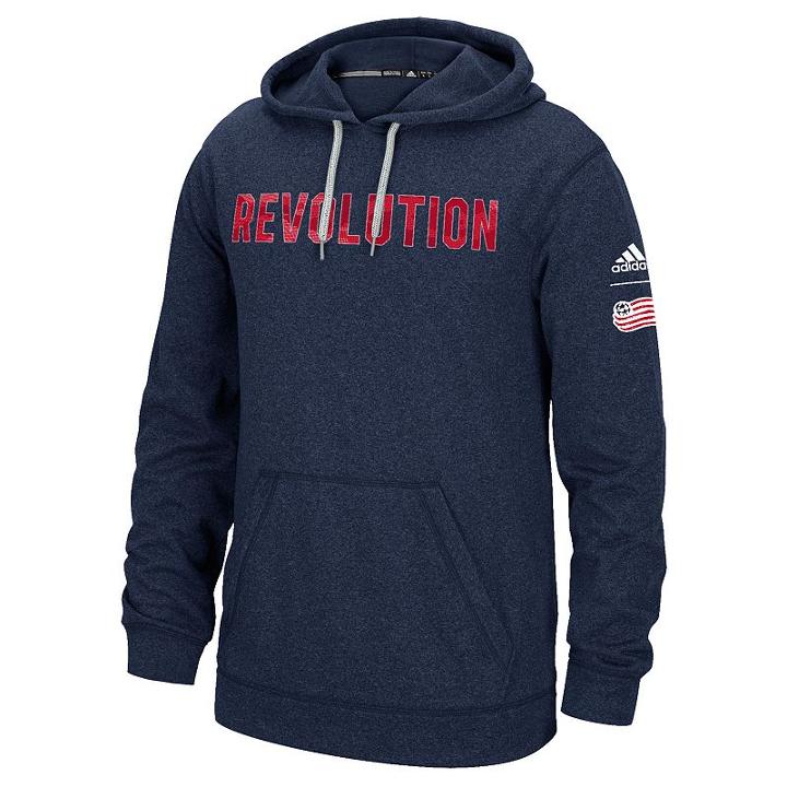 Men's Adidas New England Revolution Ultimate Hoodie, Size: Xl, Blue (navy)